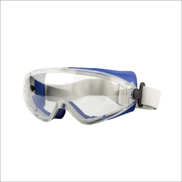 Vollsichtbrille Monza mit breitem Gummiband, klare Polycarbonatscheibe